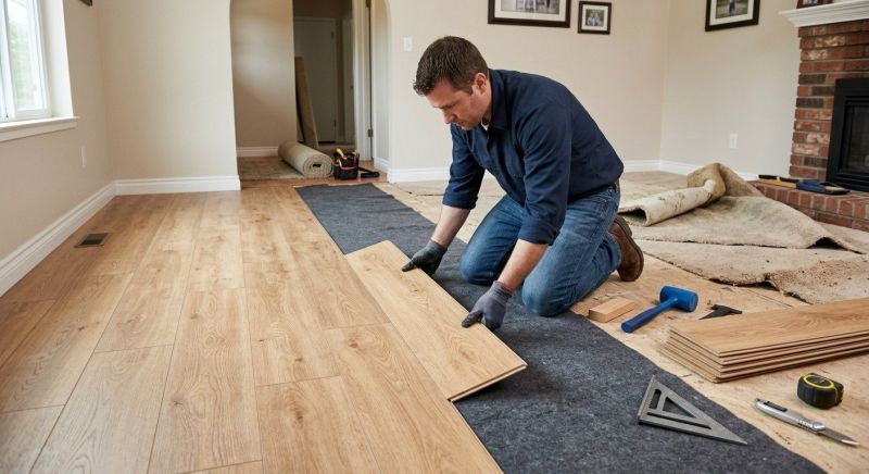 Laminate Floor Remodeling in Harrisburg, PA