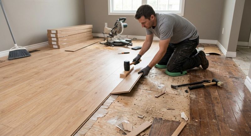 Laminate Floor Remodeling in Harrisburg, PA