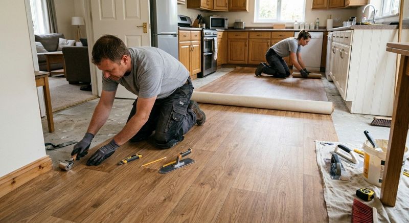 Linoleum Floor Installation in Harrisburg, PA