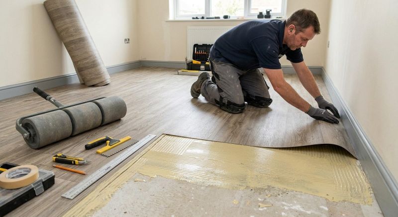 Sheet Flooring Installation in Hershey, PA