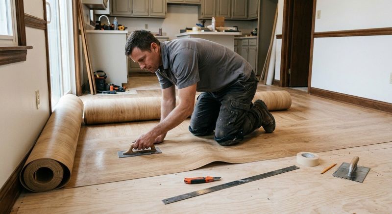 Sheet Flooring Installation in Hershey, PA