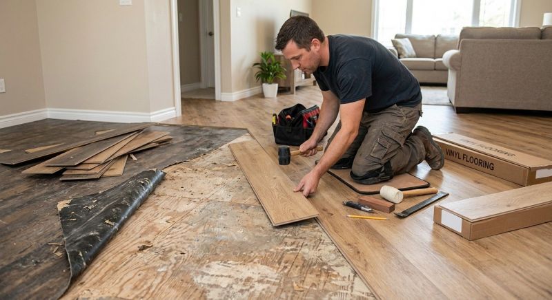 Vinyl Floor Replacement in Harrisburg, PA