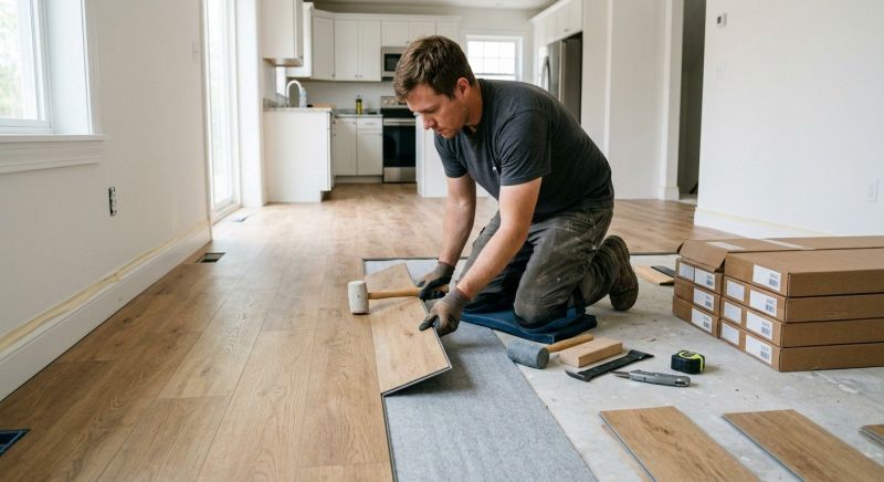 Vinyl Plank Floor Installation in Harrisburg, PA